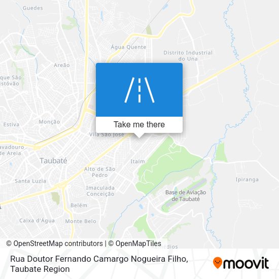 Rua Doutor Fernando Camargo Nogueira Filho map