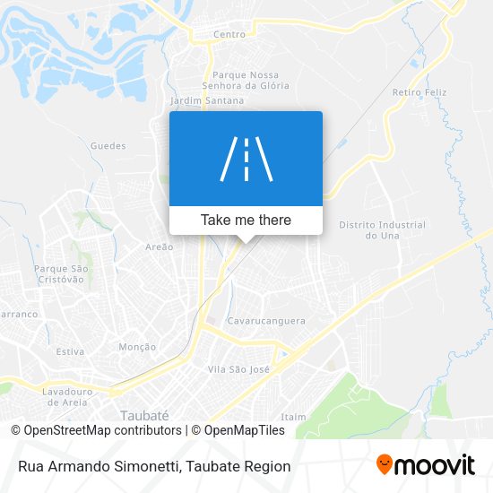 Rua Armando Simonetti map
