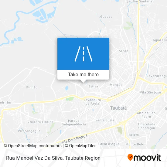 Rua Manoel Vaz Da Silva map