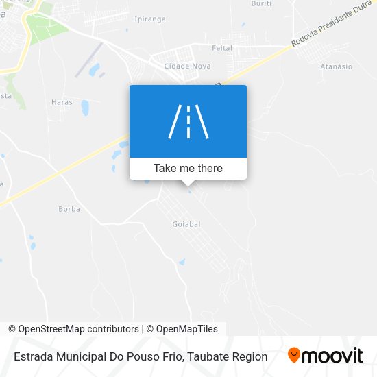 Estrada Municipal Do Pouso Frio map