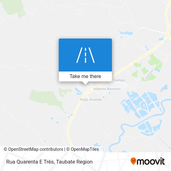 Rua Quarenta E Três map