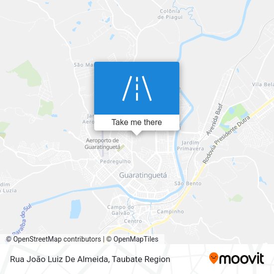 Rua João Luiz De Almeida map
