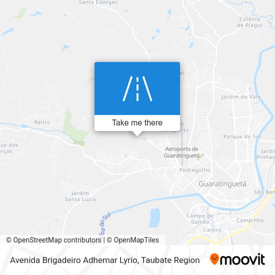 Avenida Brigadeiro Adhemar Lyrio map