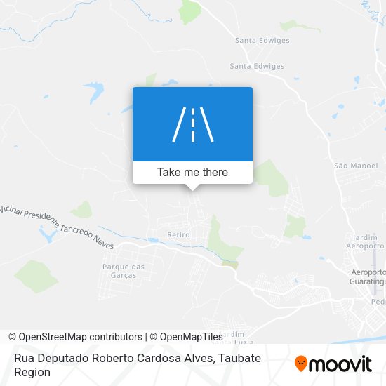 Rua Deputado Roberto Cardosa Alves map