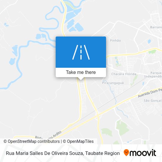 Rua Maria Salles De Oliveira Souza map