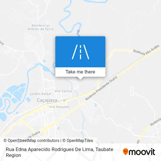 Rua Edna Aparecido Rodrigues De Lima map