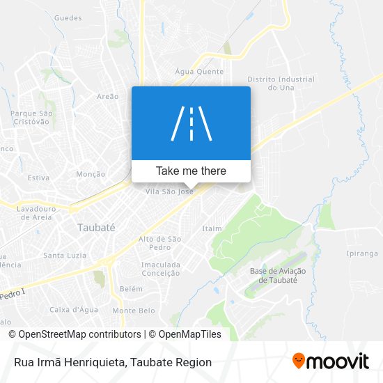 Rua Irmã Henriquieta map