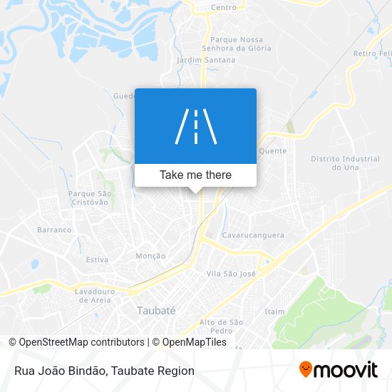 Rua João Bindão map