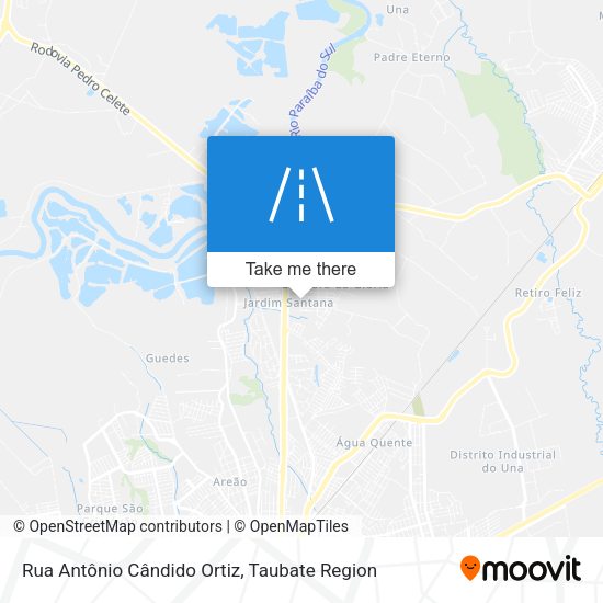 Rua Antônio Cândido Ortiz map