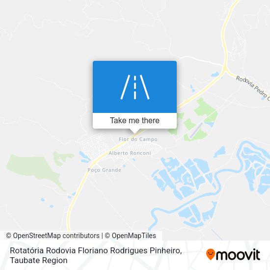 Rotatória Rodovia Floriano Rodrigues Pinheiro map