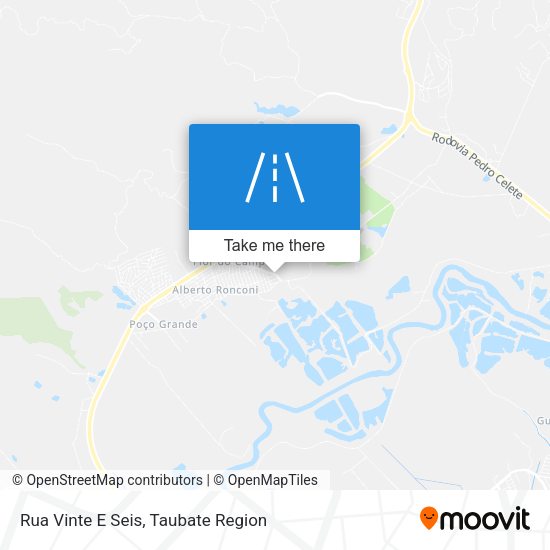 Rua Vinte E Seis map