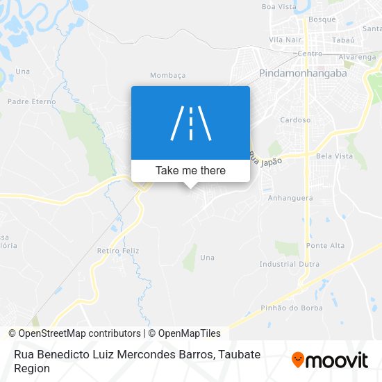 Rua Benedicto Luiz Mercondes Barros map