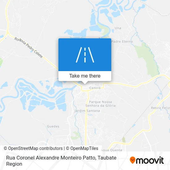Rua Coronel Alexandre Monteiro Patto map