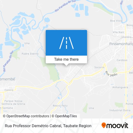 Rua Professor Demétrio Cabral map
