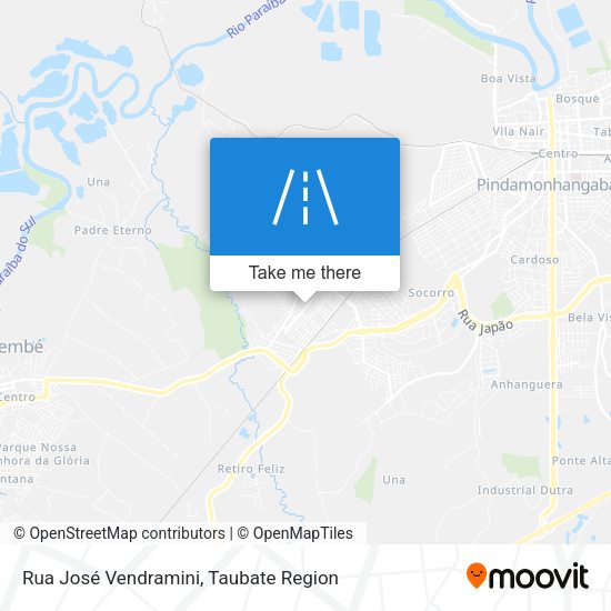 Rua José Vendramini map