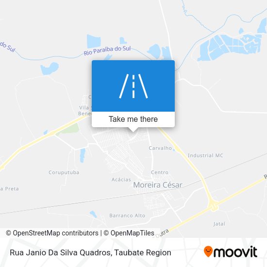 Rua Janio Da Silva Quadros map