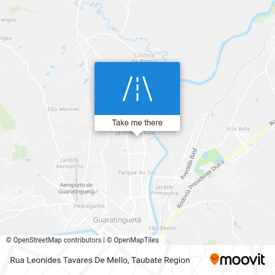 Rua Leonides Tavares De Mello map
