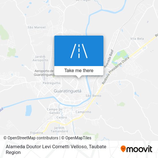 Alameda Doutor Levi Cornetti Velloso map