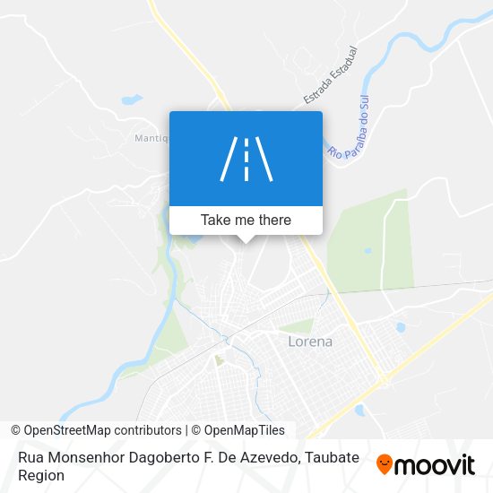 Rua Monsenhor Dagoberto F. De Azevedo map