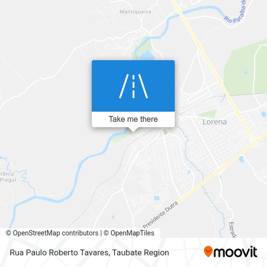 Rua Paulo Roberto Tavares map