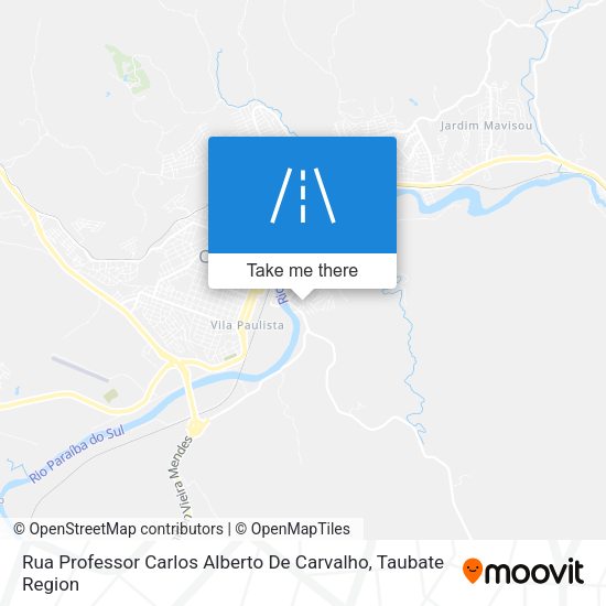 Rua Professor Carlos Alberto De Carvalho map