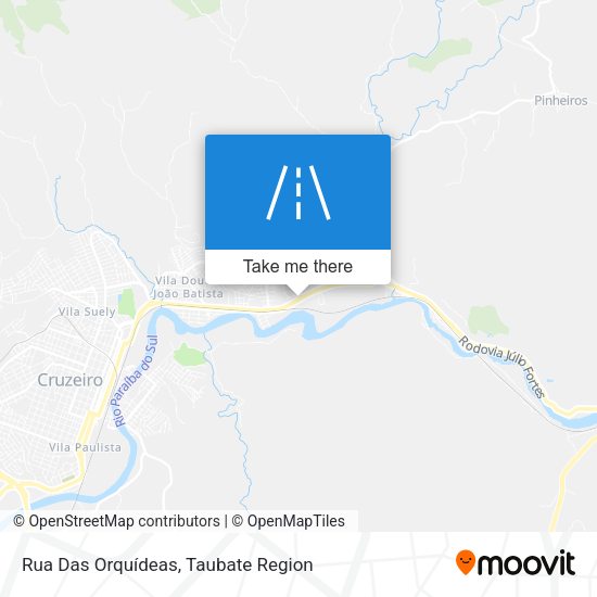 Rua Das Orquídeas map