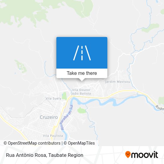 Rua Antônio Rosa map