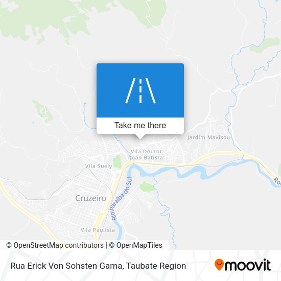 Rua Erick Von Sohsten Gama map