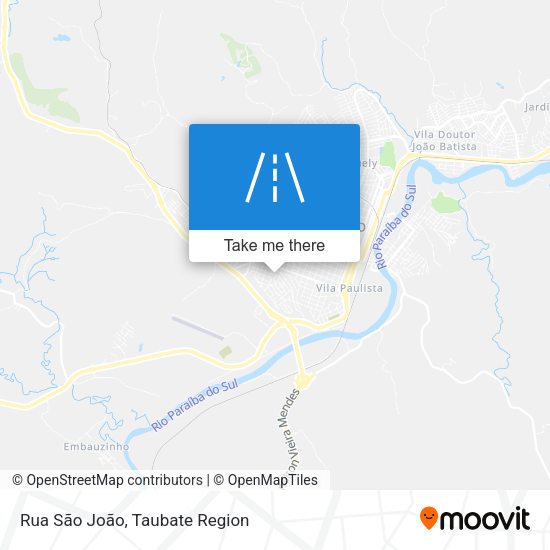 Rua São João map