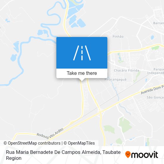 Rua Maria Bernadete De Campos Almeida map