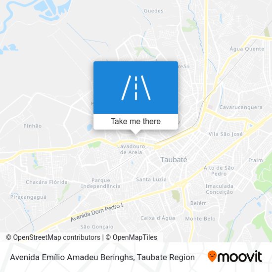 Avenida Emílio Amadeu Beringhs map