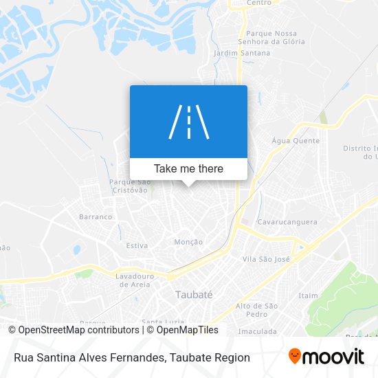 Rua Santina Alves Fernandes map