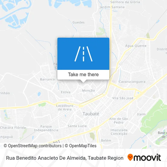 Rua Benedito Anacleto De Almeida map