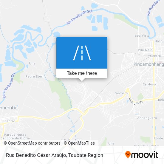 Rua Benedito César Araújo map
