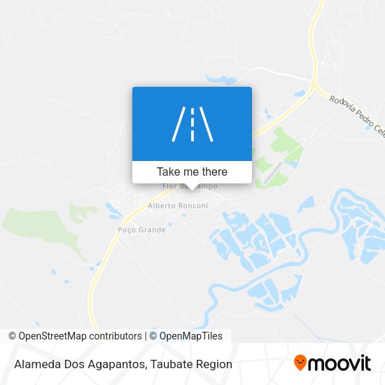 Alameda Dos Agapantos map
