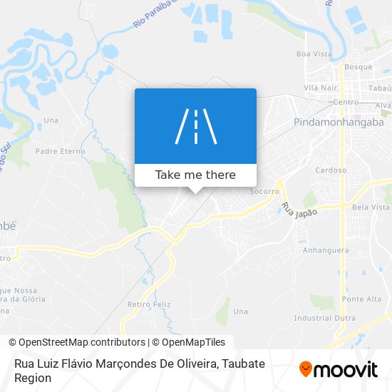 Mapa Rua Luiz Flávio Marçondes De Oliveira