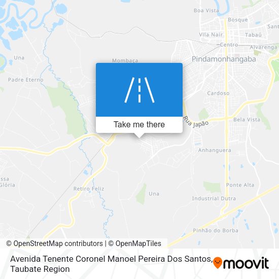 Avenida Tenente Coronel Manoel Pereira Dos Santos map