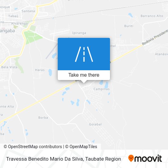 Travessa Benedito Mario Da Silva map