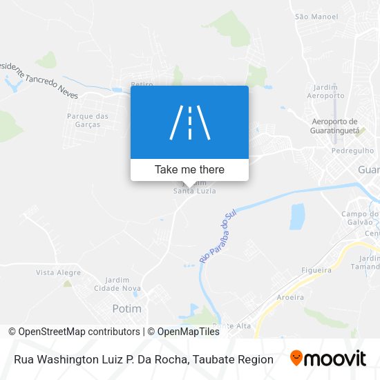 Rua Washington Luiz P. Da Rocha map