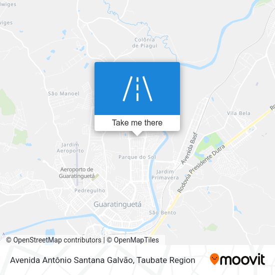 Avenida Antônio Santana Galvão map