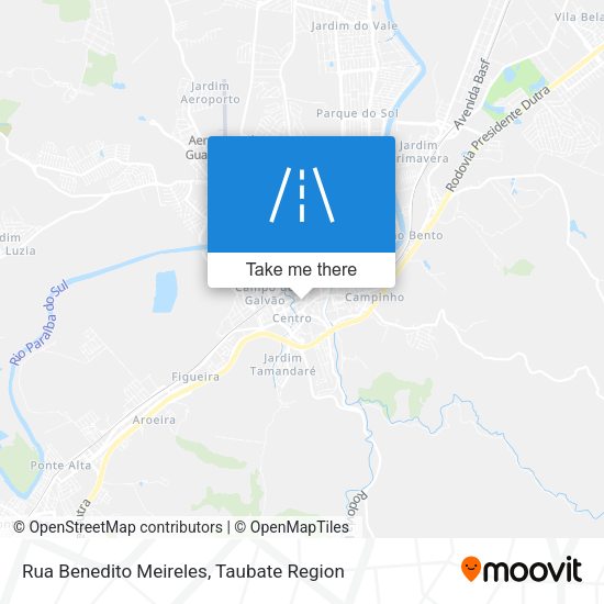 Rua Benedito Meireles map