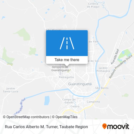 Rua Carlos Alberto M. Turner map