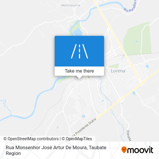 Rua Monsenhor José Artur De Moura map