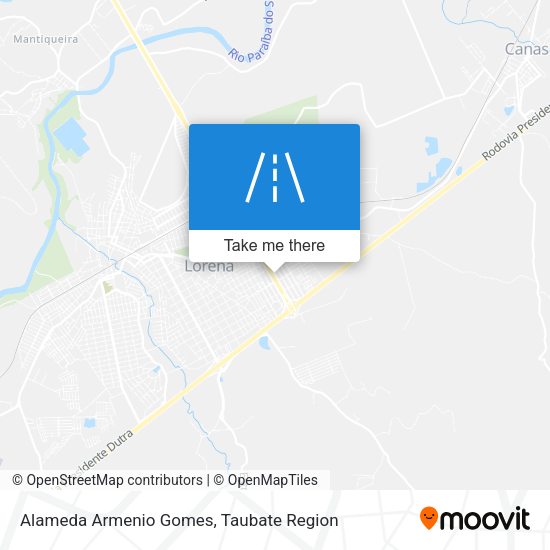 Alameda Armenio Gomes map