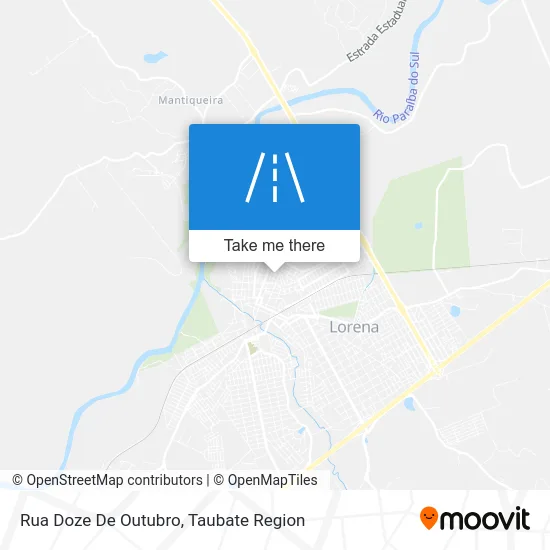 Rua Doze De Outubro map