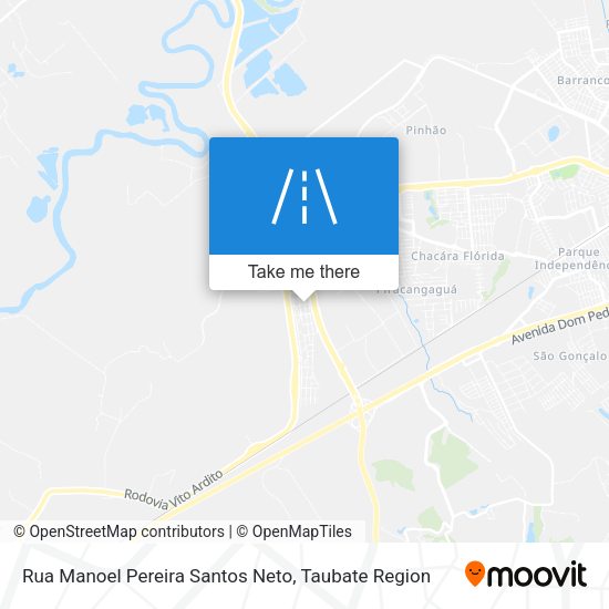 Rua Manoel Pereira Santos Neto map