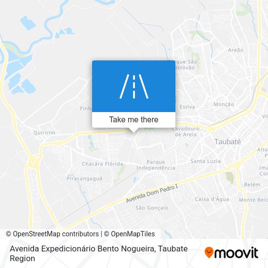 Avenida Expedicionário Bento Nogueira map