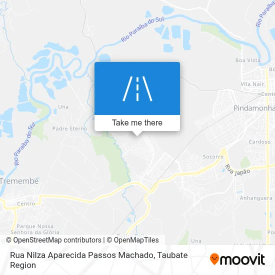 Rua Nilza Aparecida Passos Machado map