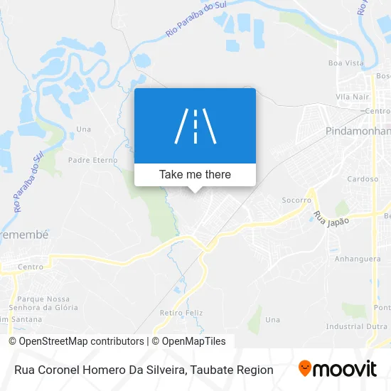 Rua Coronel Homero Da Silveira map