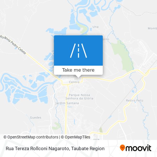 Mapa Rua Tereza Rollconi Nagaroto